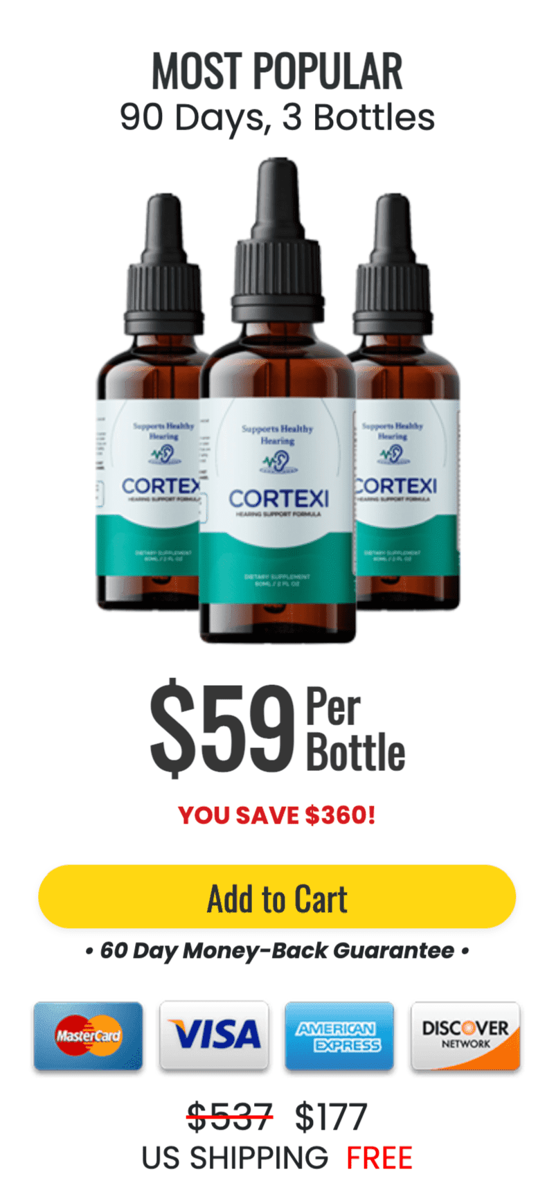 Buy Cortexi 3 Bottle 